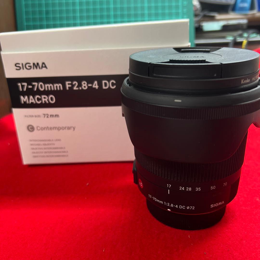 SIGMA 17-70F2.8-4DCMACRO ニコン用APS-C使用+FTZ