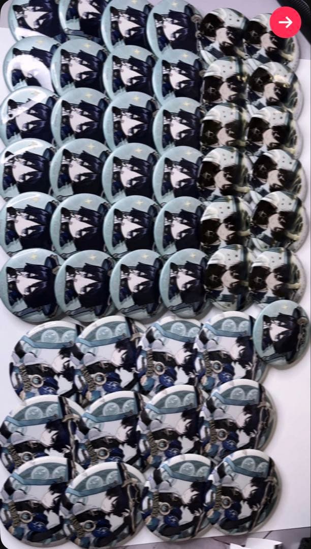 原神　放浪者　缶バッチ