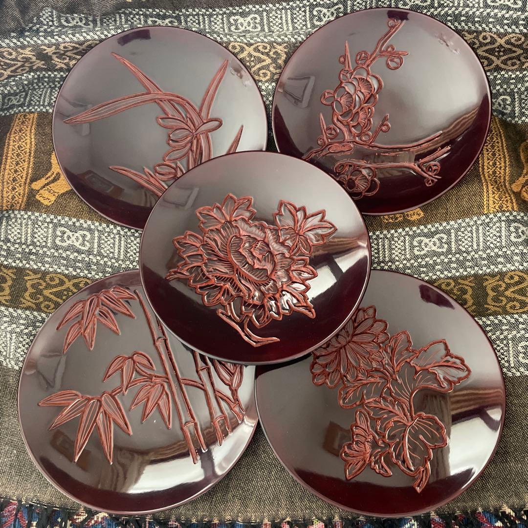 村上堆朱　5枚セット