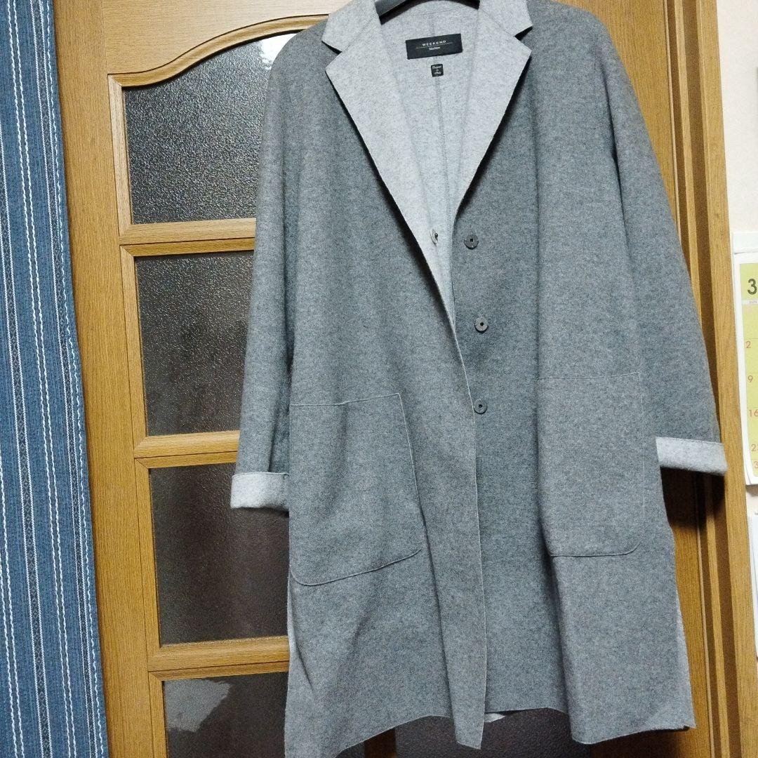MaxMara WEEKEND グレー チェスターコート 38