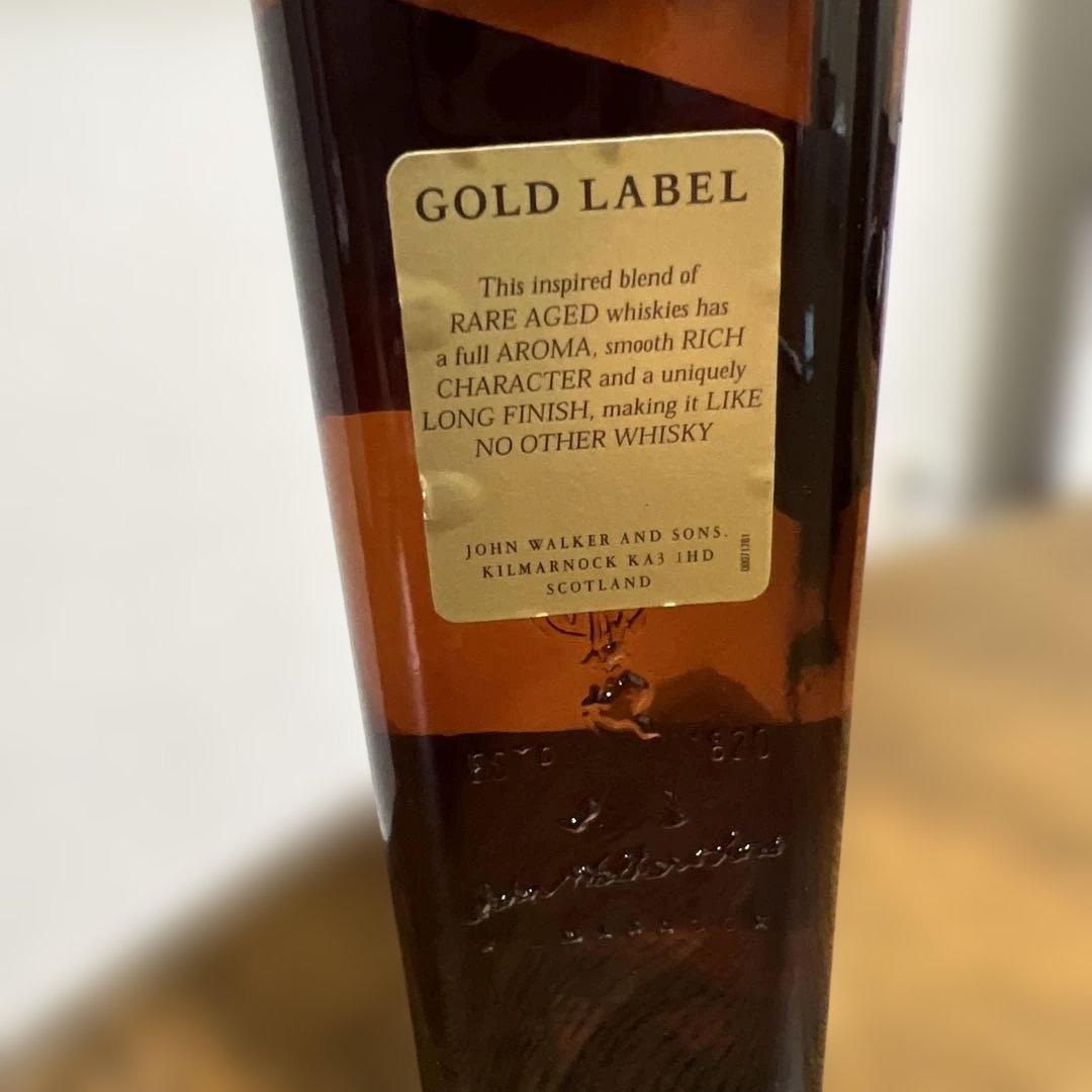 希少　ジョニーウォーカー ゴールドラベル 18年 750ml