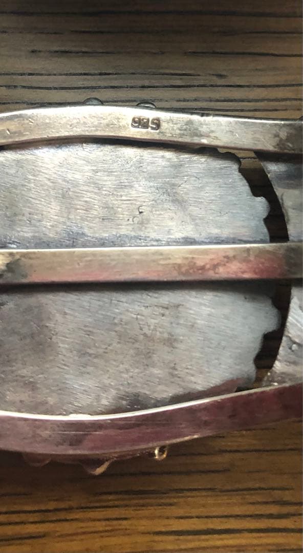 ターコイズ　インディアンジュエリー風バングル　シルバー925 ユニセックス