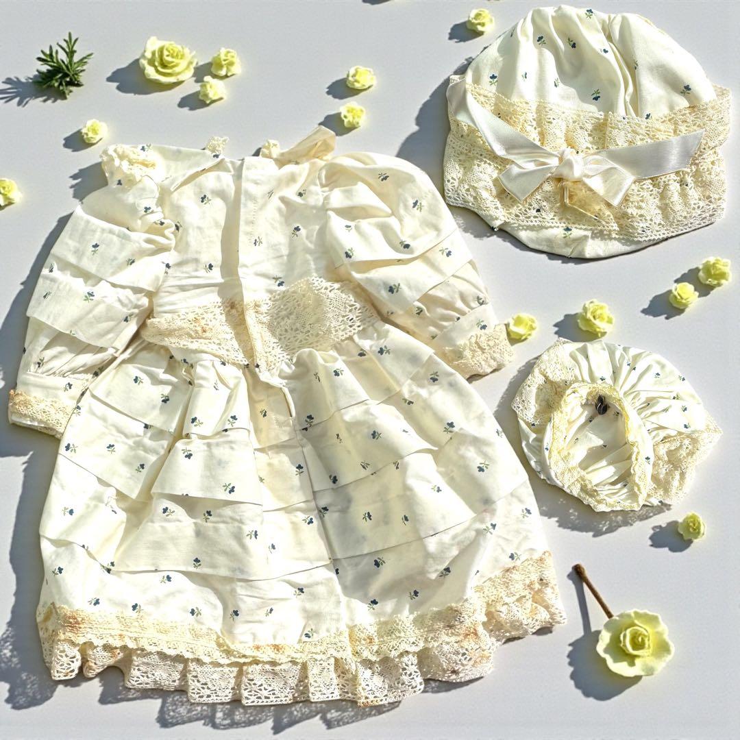 ようこ ビスクドール エデン べべ ホワイト ドレス ボネ 箱 証明書