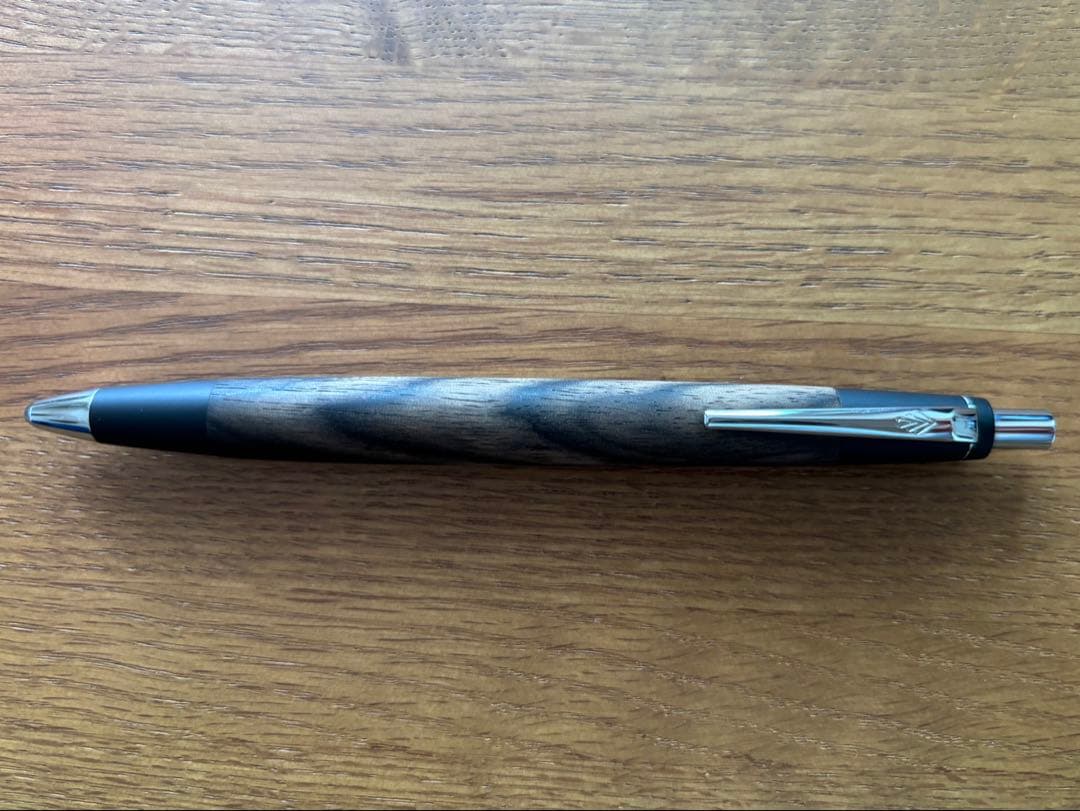 野原工芸 特上黒柿 シャーペン【シルバー金具】