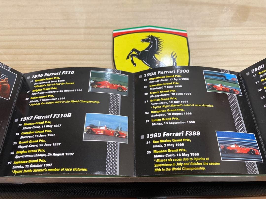 Ferrari F-2001 1:18 •’シューマッハ 通算52回のGP優勝」