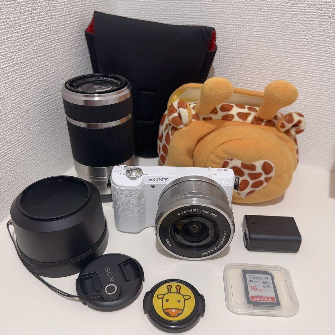 SONY a5100 一眼レフ ホワイト