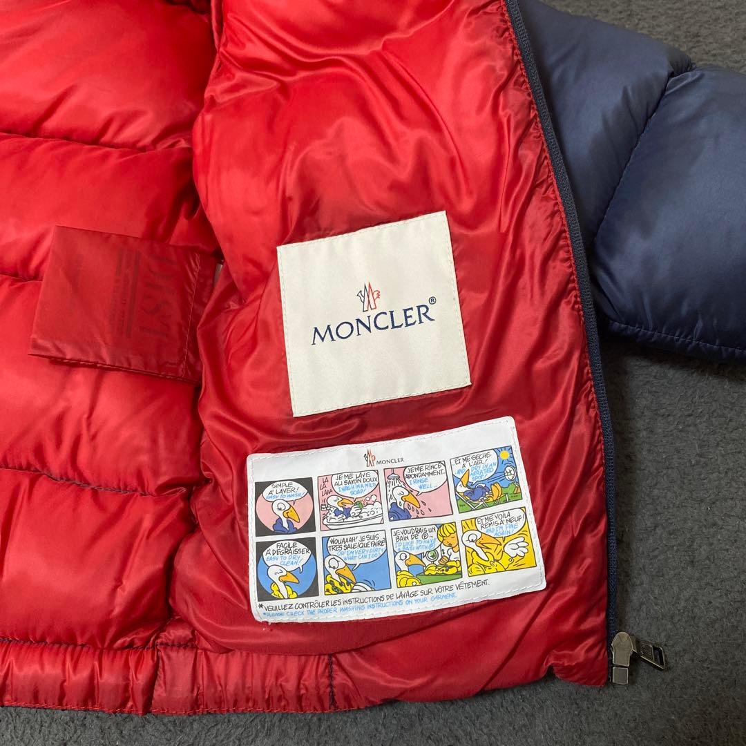 モンクレール キッズ ダウンジャケット 90サイズ　ネイビー