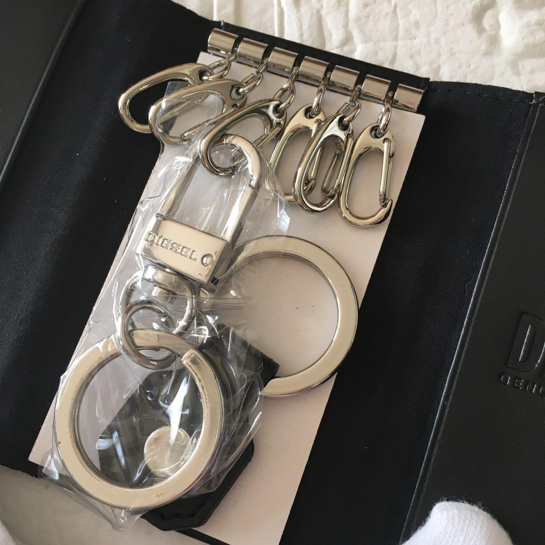 新品★DIESEL ディーゼル 定価18,700円 レザー キーケース