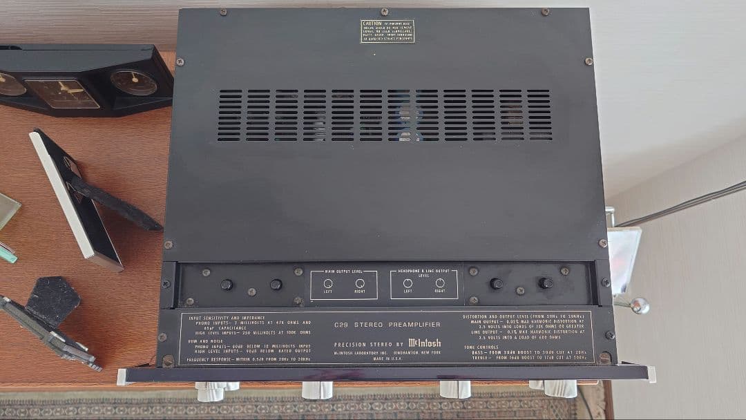 g*i様 McIntosh C29 ステレオプリアンプ 本体(不完動品)