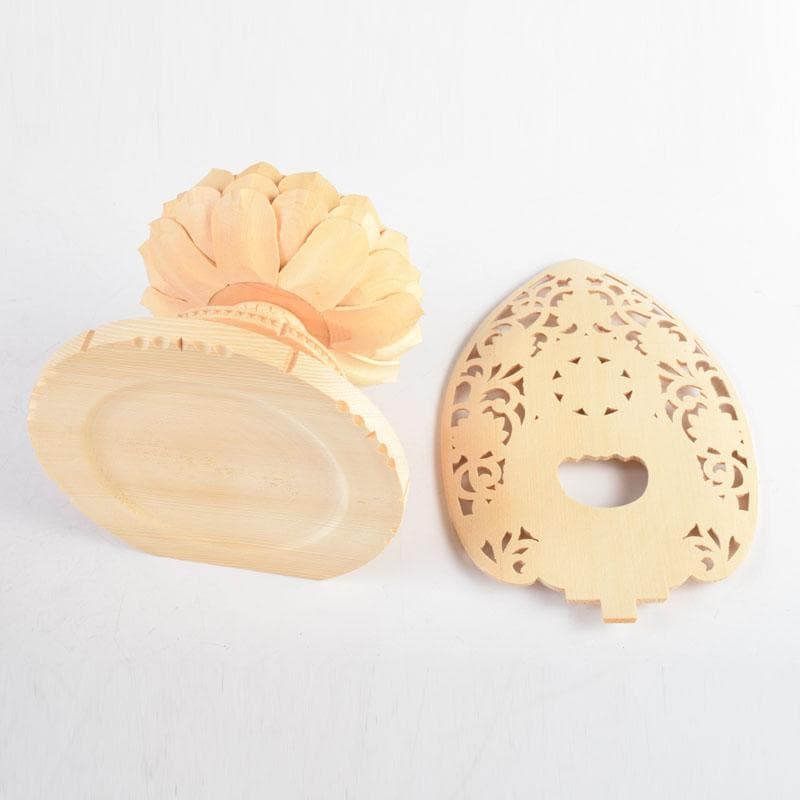 仏教美術　桧彫刻　釈迦如来座像　仏像　蓮華台　C　8982