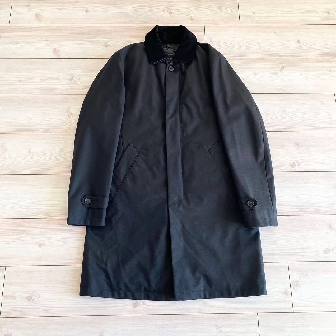 美品 ナノユニバース 西川ダウン 3WAYステンカラーコート M 黒