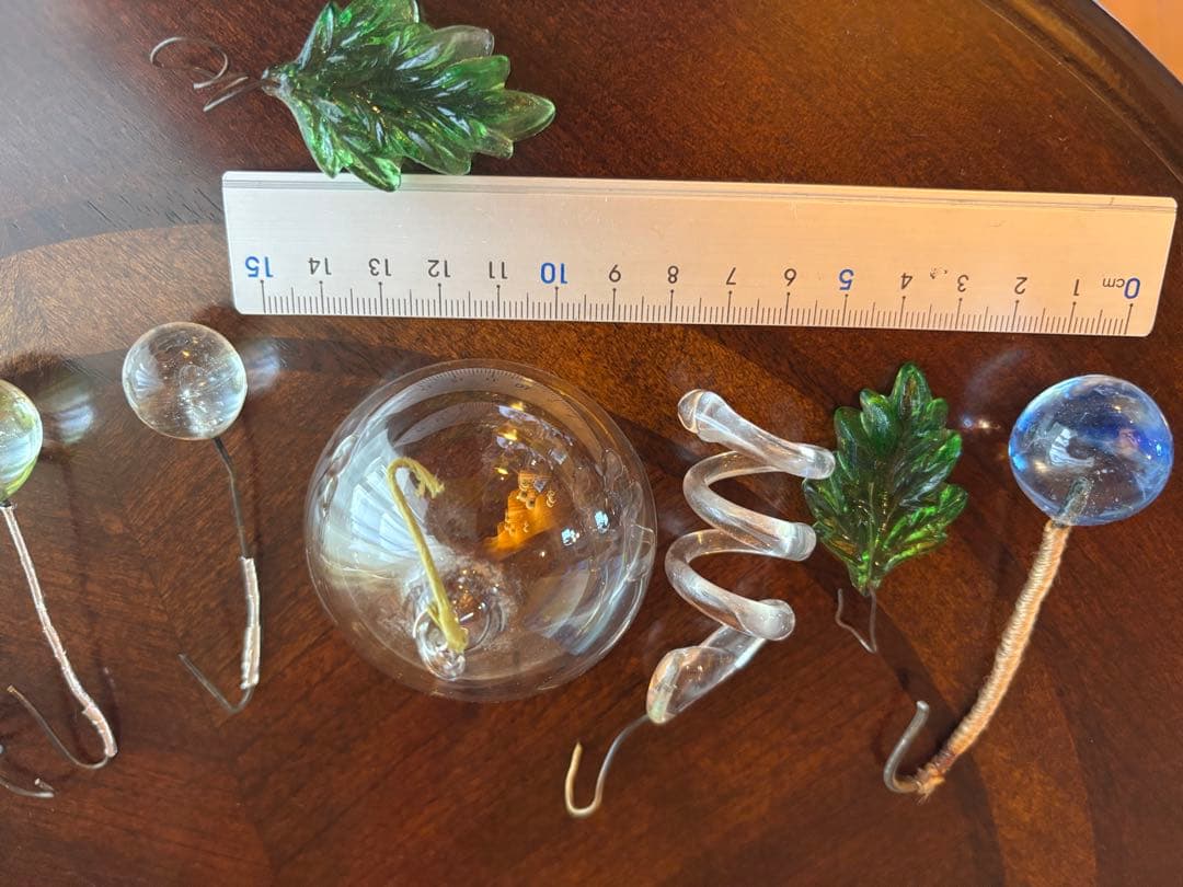 ヴィンテージ ムラーノガラス オーナメント 9点 米国アンティークショップ購入品