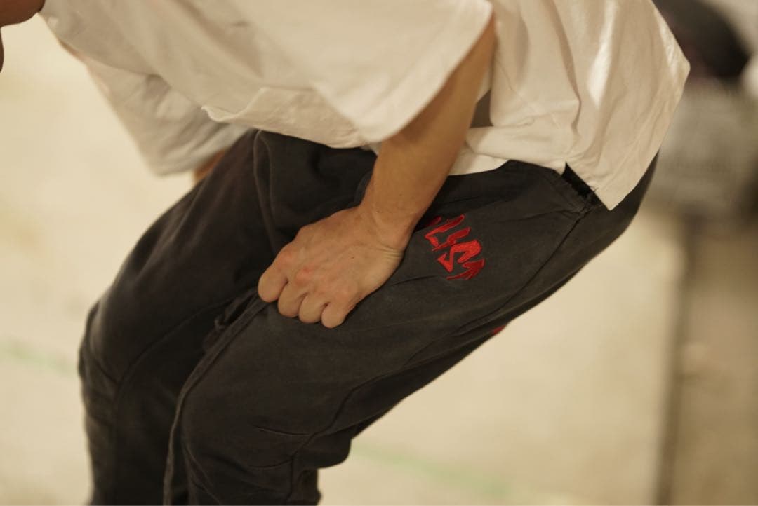 CVTVLIST 加工 サルエル リブ スウェット パンツ カタリスト