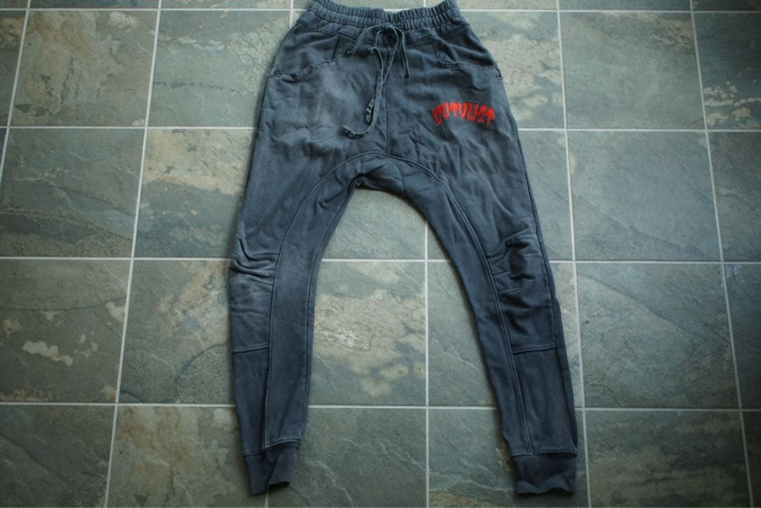 CVTVLIST 加工 サルエル リブ スウェット パンツ カタリスト