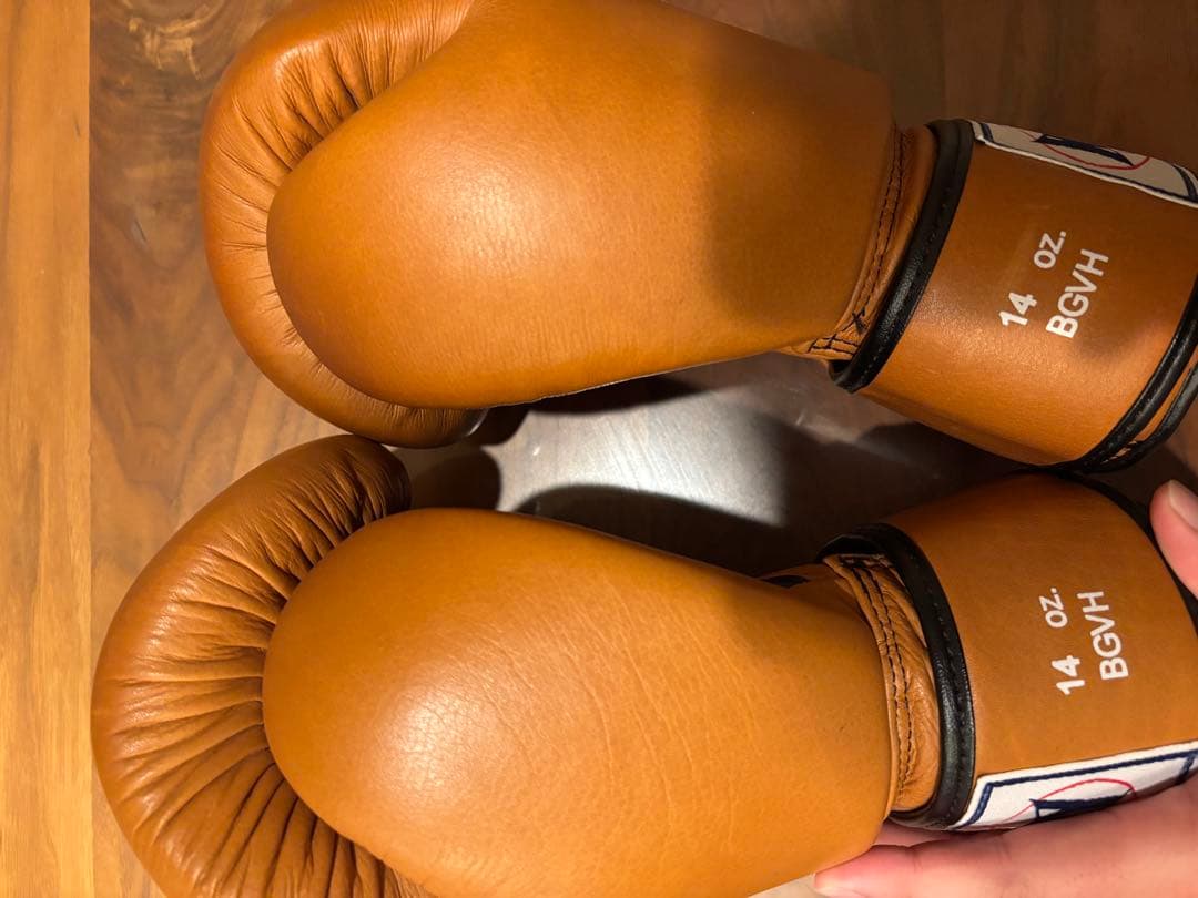 金欠学園長 　WINDY ボクシンググローブ ブラウン