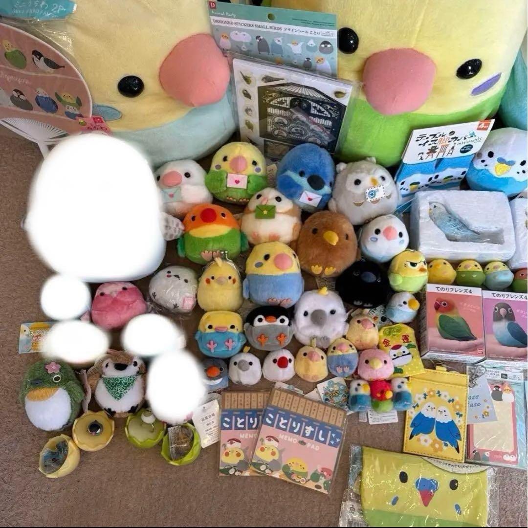 ことり隊　インコグッズ　セキセイインコ　70点　まとめ売り