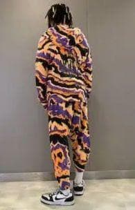 新品【ルグランブルー】スウェット上下セット パーカー サルエルパンツ 2(M-L