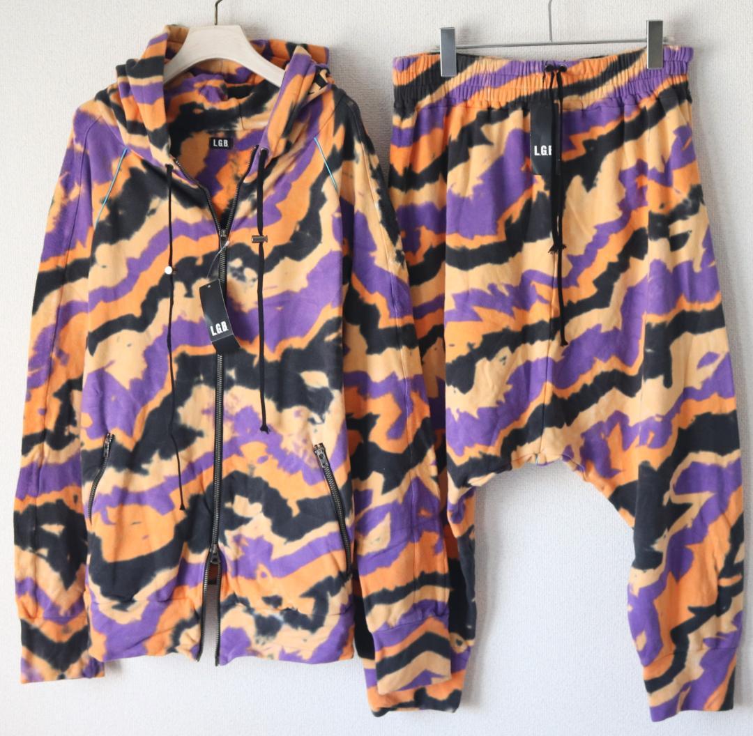 新品【ルグランブルー】スウェット上下セット パーカー サルエルパンツ 2(M-L