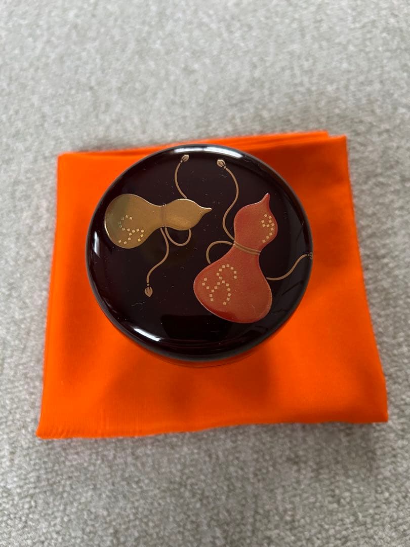 未使用品　六瓢　蒔絵　大棗　茶道　表千家