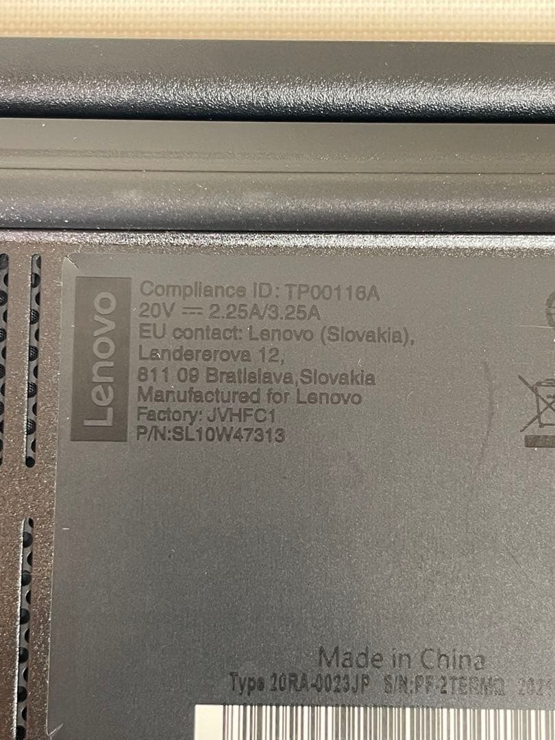 【極美】累計充電6回Lenovo Thinkpad E14 Core i3