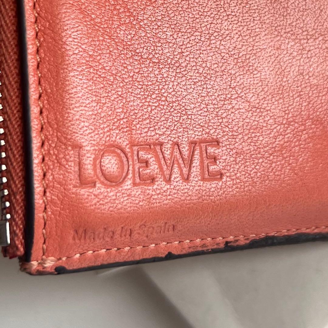 33 美品 LOEWE ロエベ 3つ折り財布