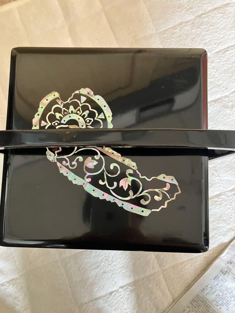 螺鈿重箱 3段 骨董