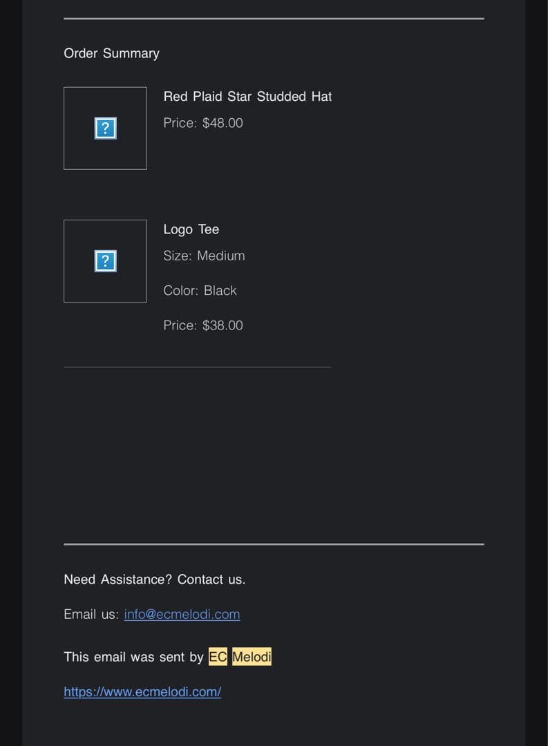 新品即発送 EC MELODI キャップ cap