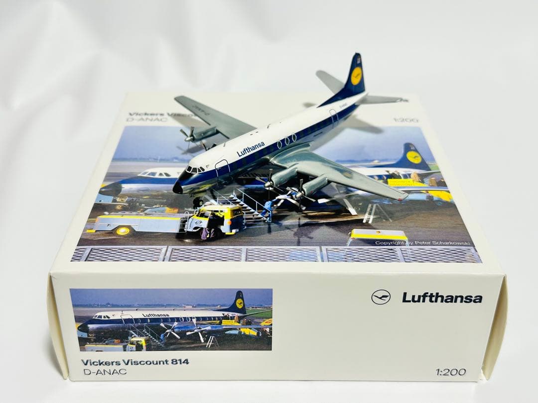 Herpa 1/200 Vickers Viscount 814 ルフトハンザ