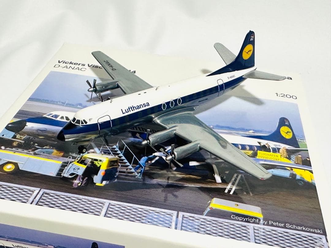 Herpa 1/200 Vickers Viscount 814 ルフトハンザ