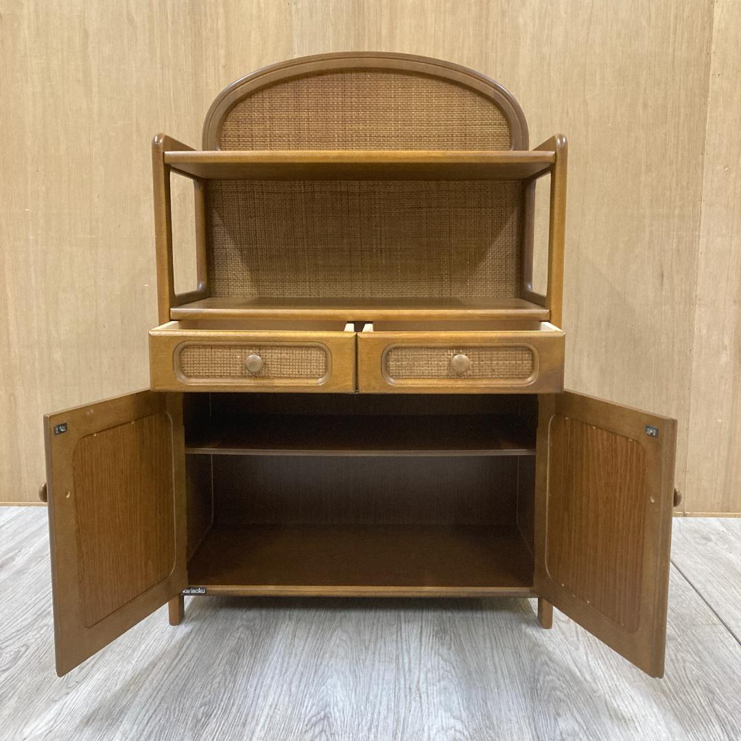 【カリモク】キャビネット　サイドボード　電話台　FAX台