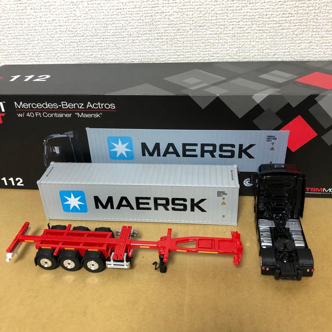 MINI GT 112　メルセデスベンツ アクトロス コンテナ　MAERSK