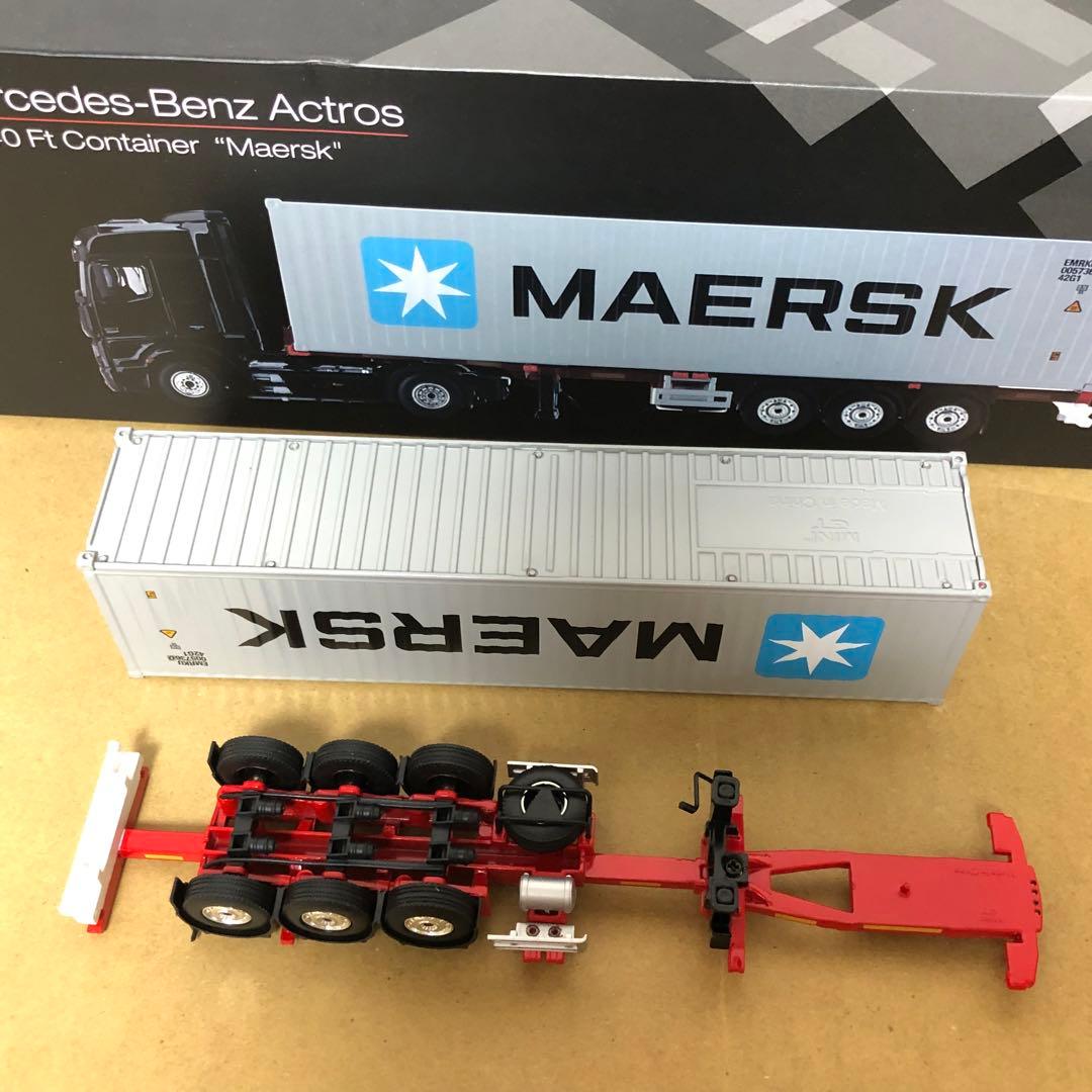 MINI GT 112　メルセデスベンツ アクトロス コンテナ　MAERSK