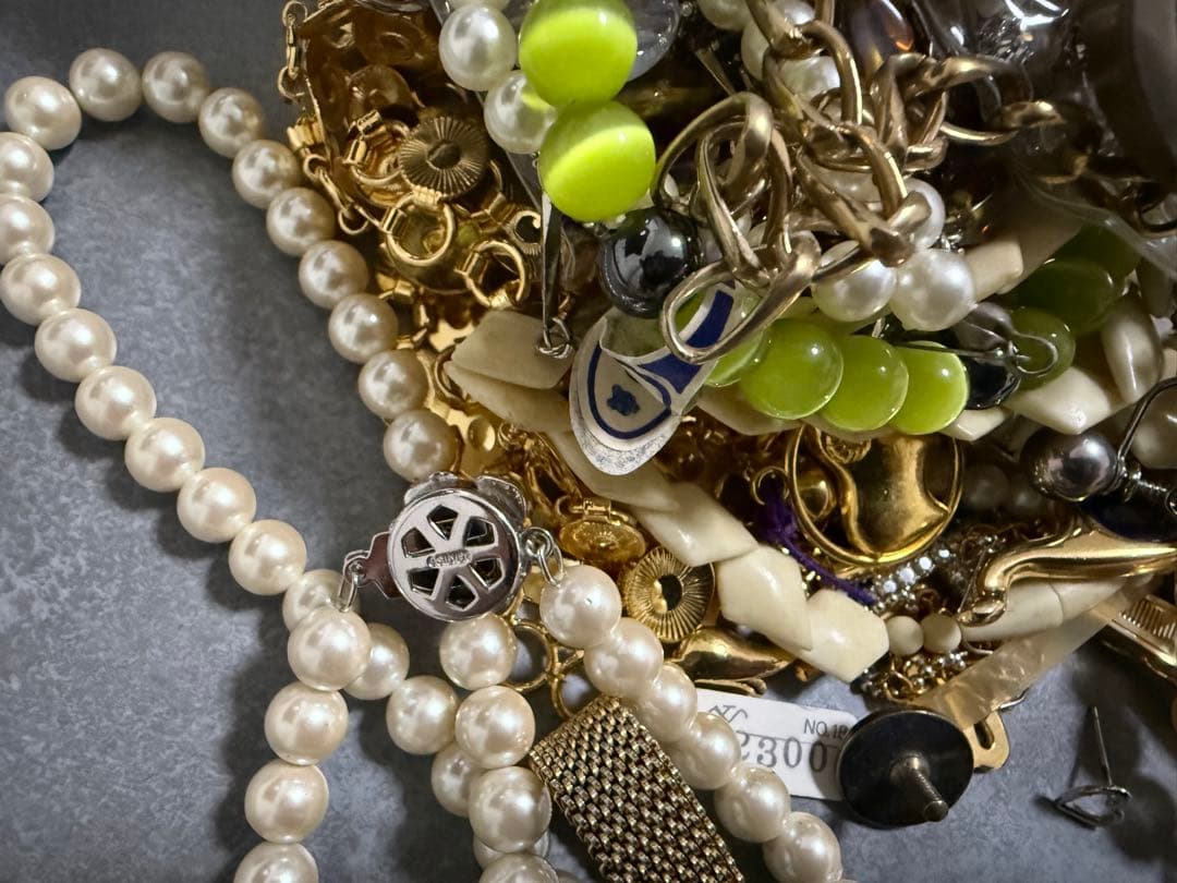 アクセサリー　ネックレス宝石　指輪　シルバー925 純銀 K18GF ジャンク