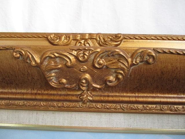 油絵　絵画　額入り　肉筆　風景画　パリ　作者不明　大きい　ガラス込み　F10号