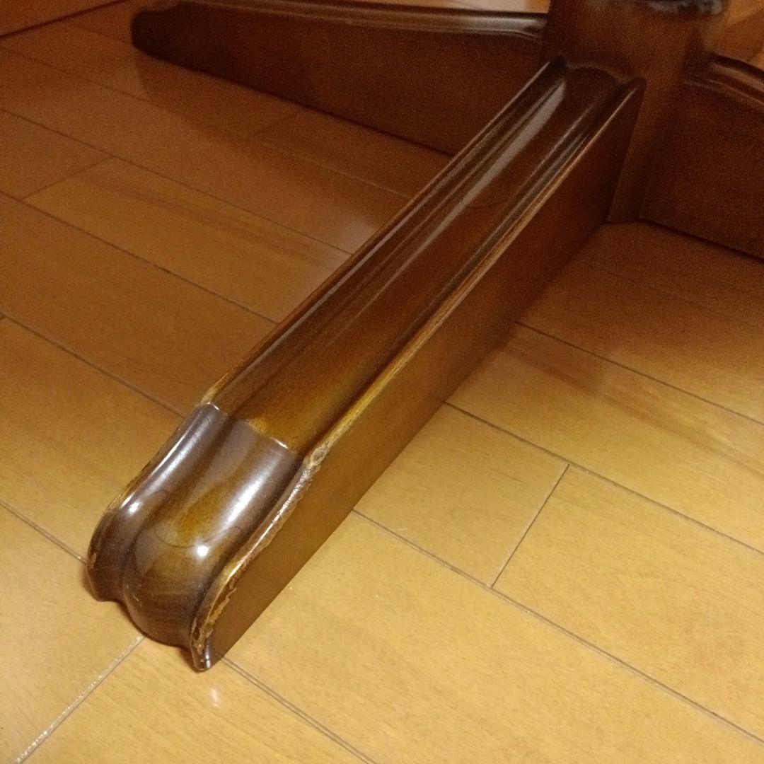 カリモク　コロニアル　ダイニングテーブル　ラウンド　円卓　レトロ　ヴィンテージ