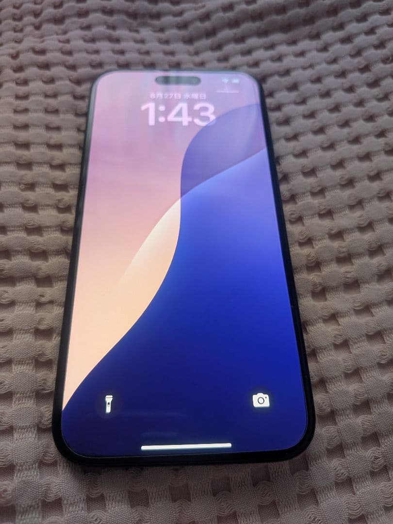 【極美品】iPhone15plus128GB ブラック　simフリー