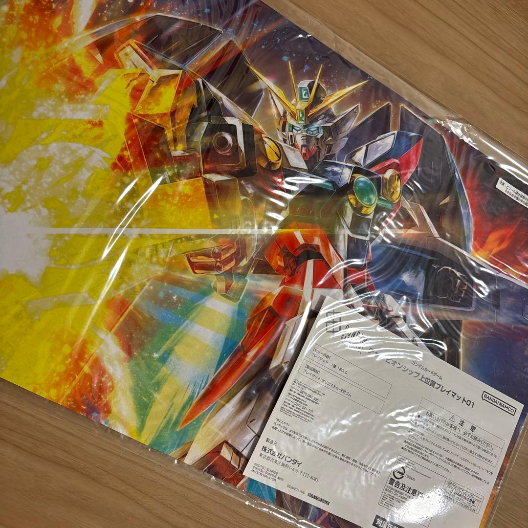 ガンダムカード　ウイングガンダムゼロ　プレイマット　エリア予選ベスト4記念品