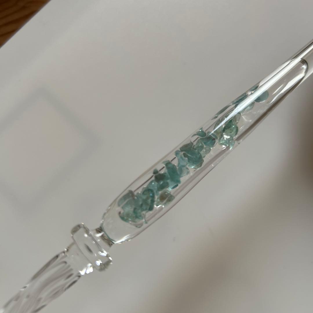 ストームグラス　アパタイト　ガラスペン　万年筆　インク