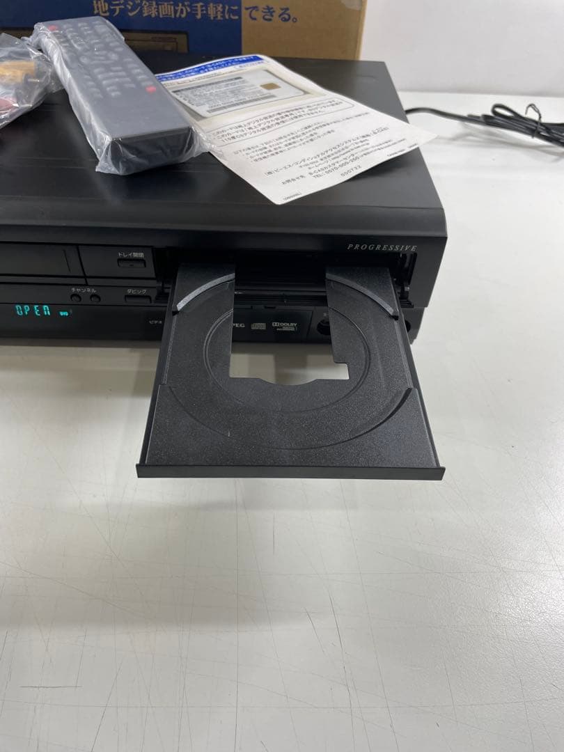 DX BROADTEC DVD/VHSレコーダー DXR150Wほぼ未使用品