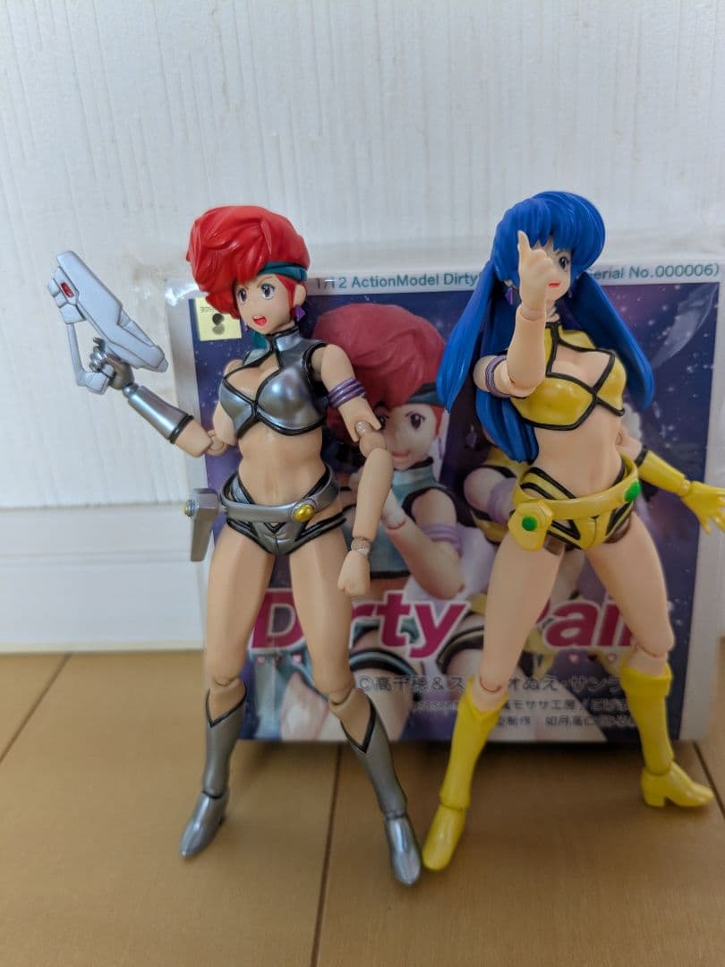★1/12 可動 ダーティペア　ケイ ＆ ユリ　フィギュア　★ ダーティーペア
