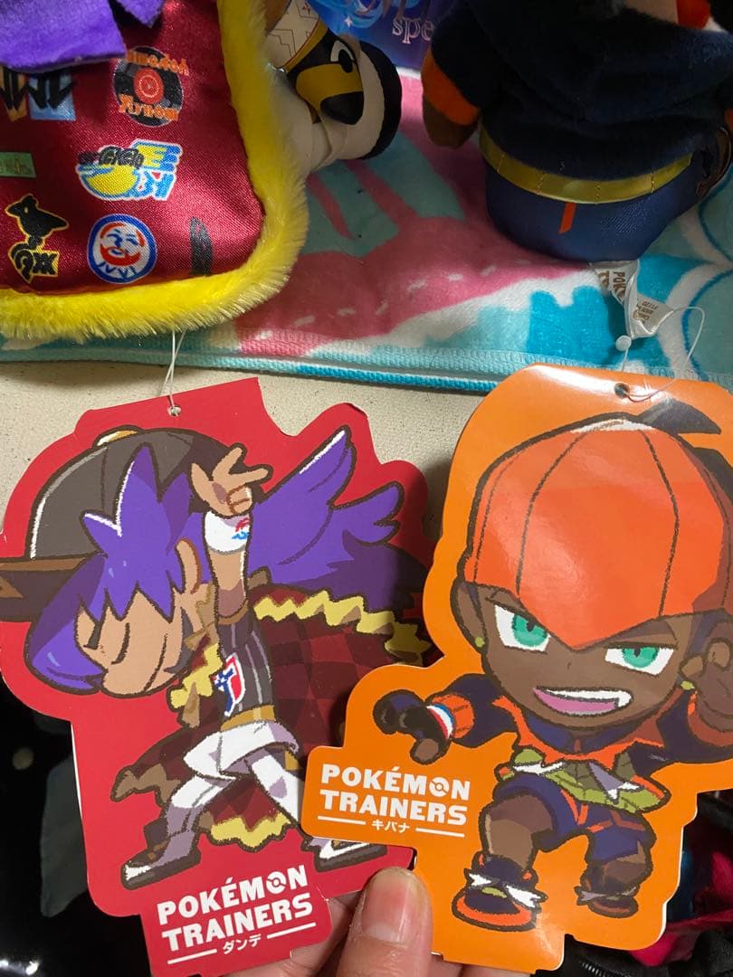 ポケットモンスター　ポケセン限定　ぬいぐるみ ダンテ　キバナ　セット［美品］