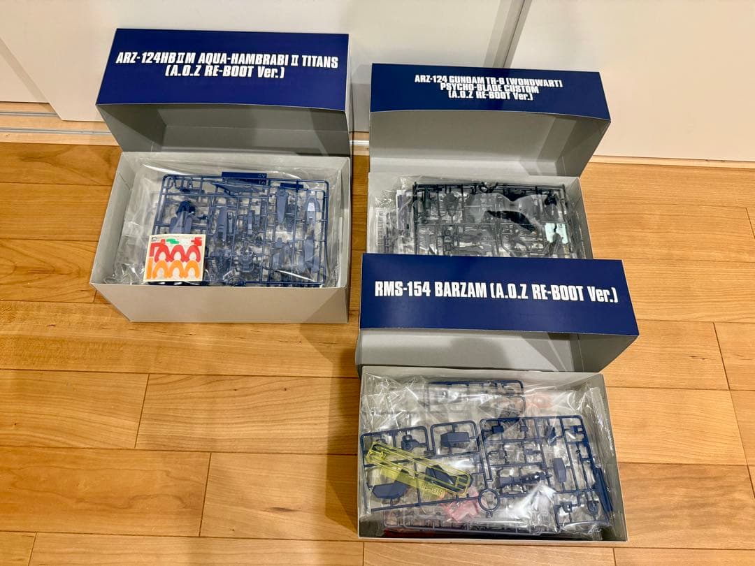 か*ん様 ガンプラまとめ売り3点 プレバン A.O.Zシリーズ 3体セット