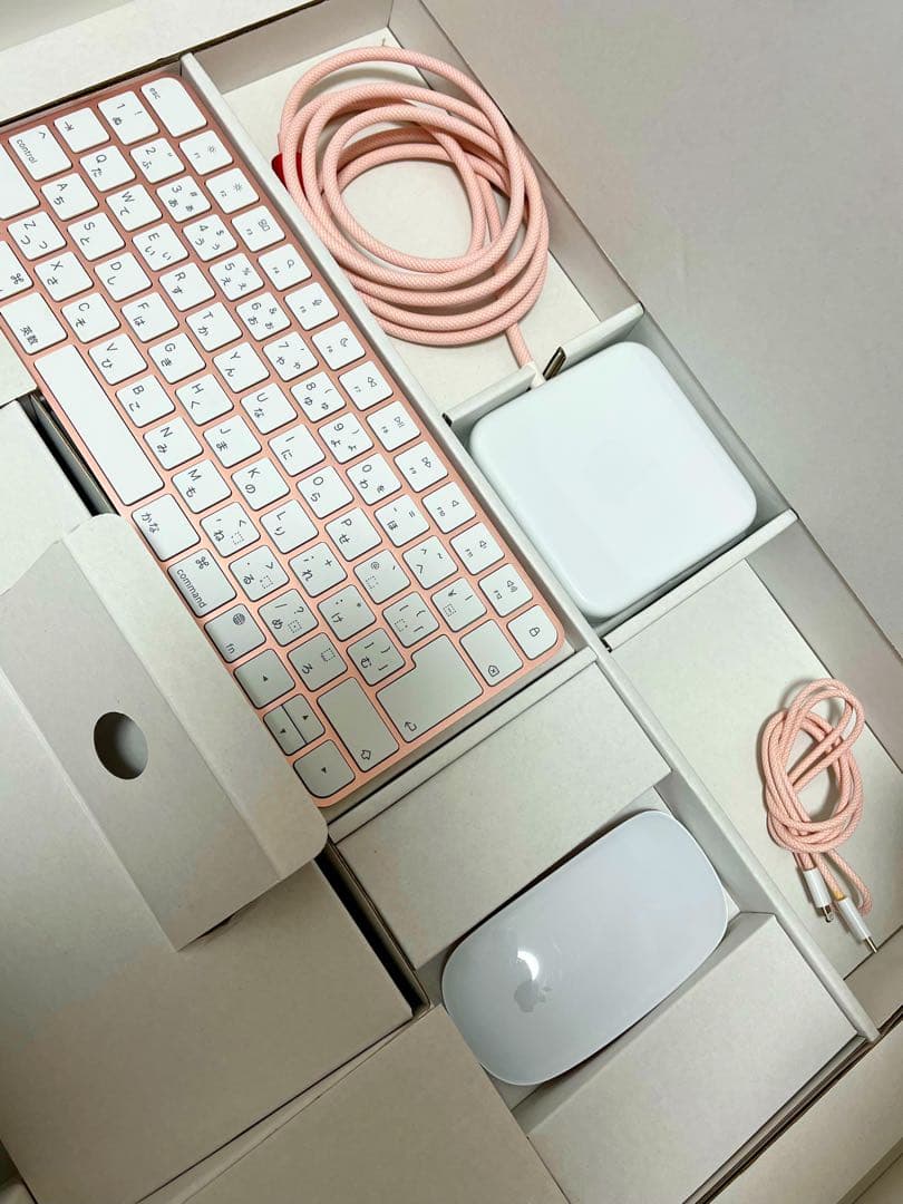 iMac ローズゴールド 本体と周辺機器(たのメル送料込み)