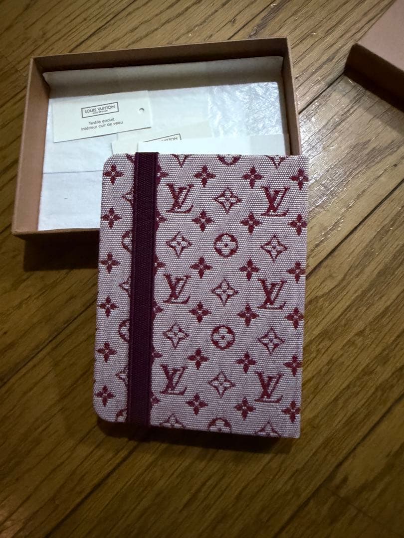 ルイヴィトン モノグラムミニ カルネ MM メモ帳 ノート　ピンク　ローズ