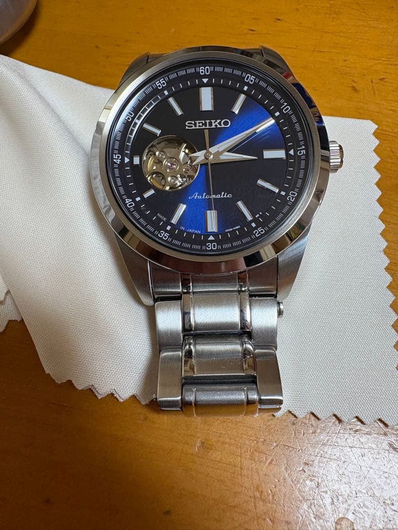 SEIKO SELECTION SCVE051 ブルー文字盤　機械式時計　腕時計