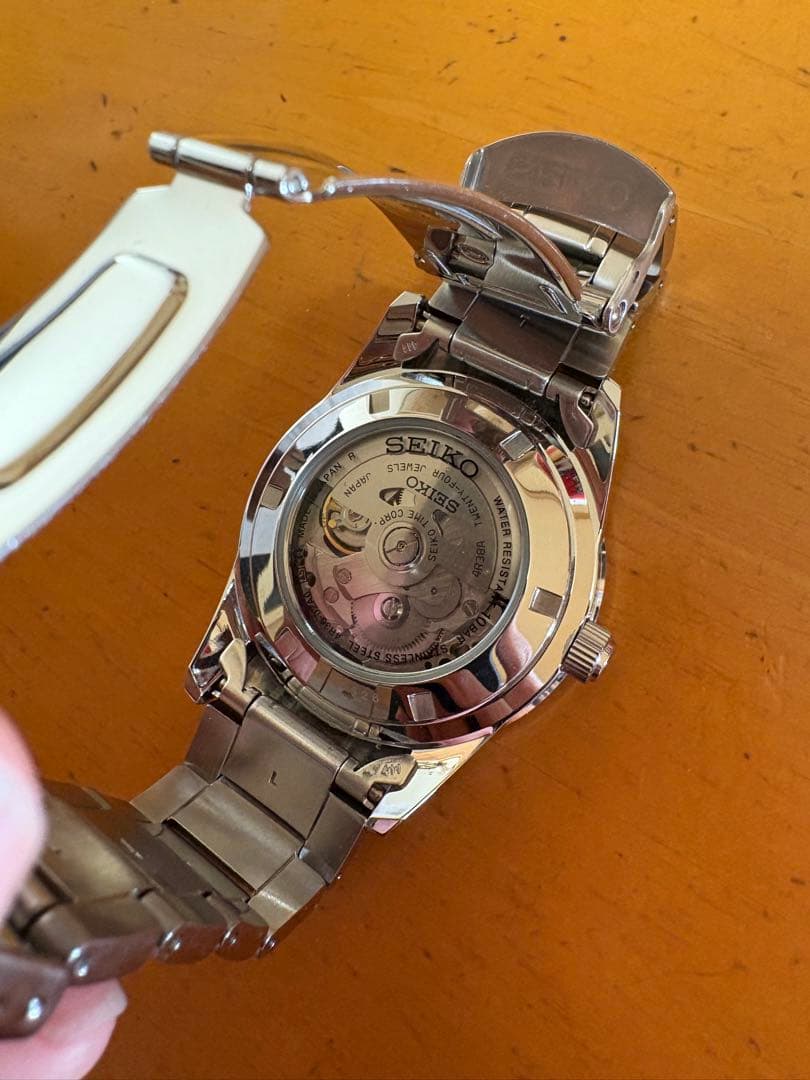 SEIKO SELECTION SCVE051 ブルー文字盤　機械式時計　腕時計