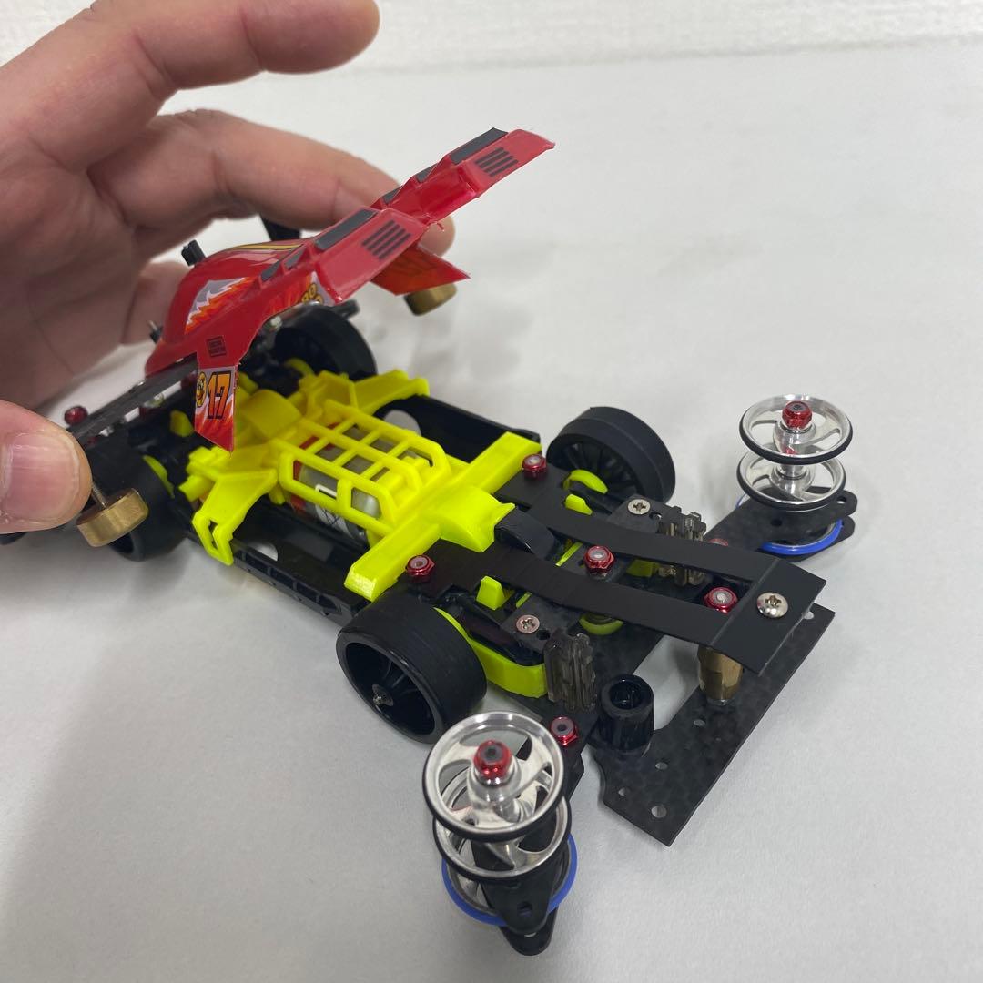 ミニ四駆セット タミヤ収納ボックス付き　MSフレキ提灯