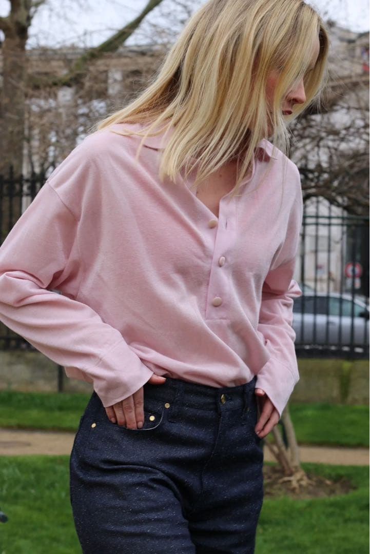 aLORS Paris Polo shirt【Nectar】 Figue