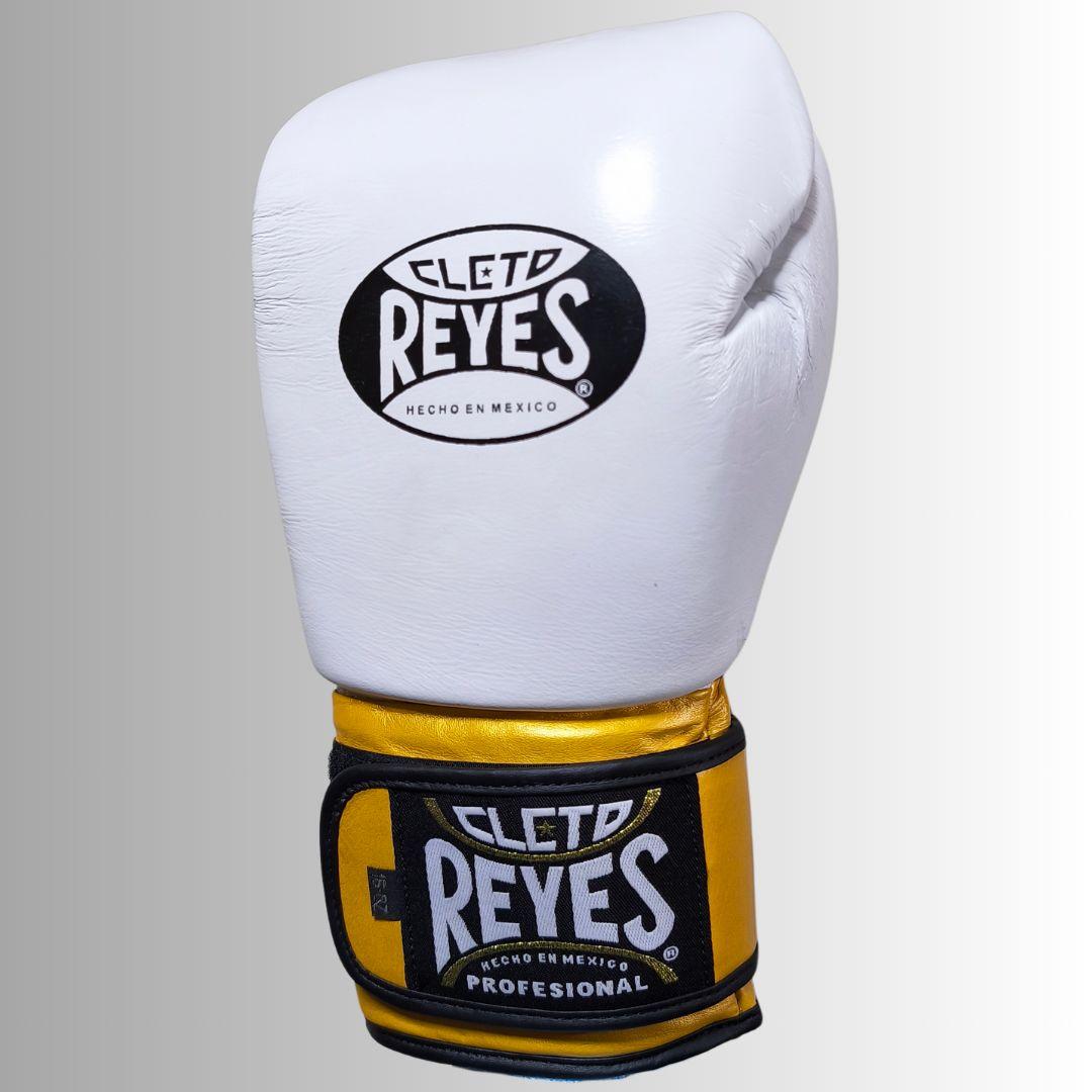 CLETO REYES ボクシンググローブ 16 OZ ゴールド/白/黒