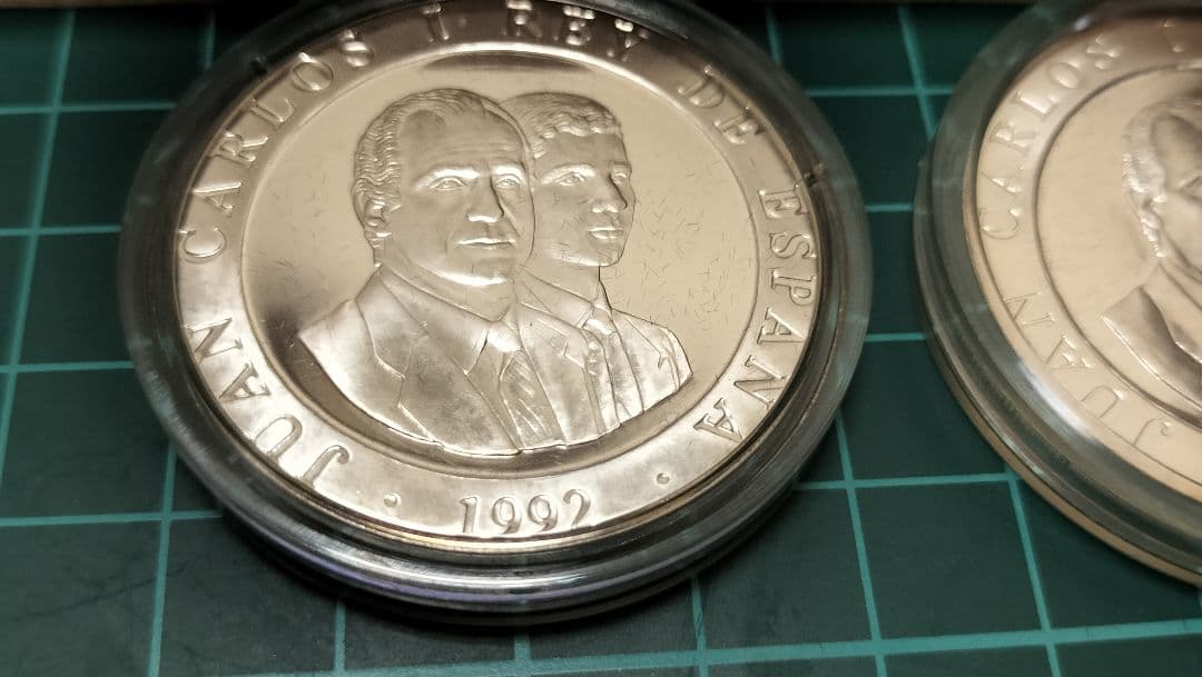 1992年 バルセロナオリンピック記念銀貨2000ペセタ×２枚